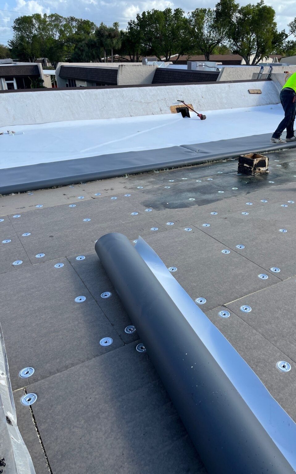 Membrane installation system 1