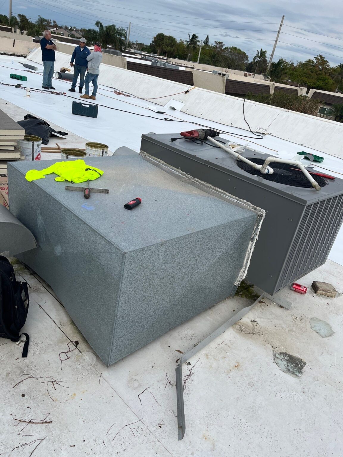 Professional roofer at work 3