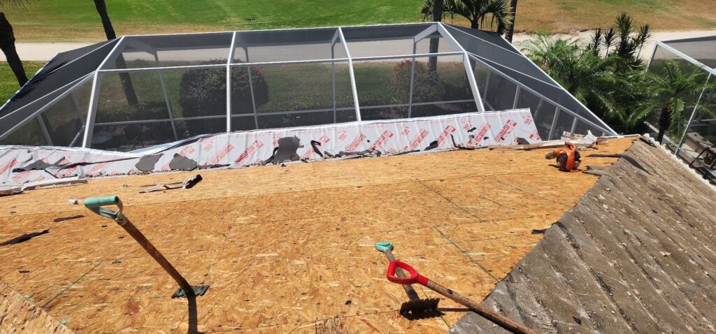 Membrane flat roof installation workers final