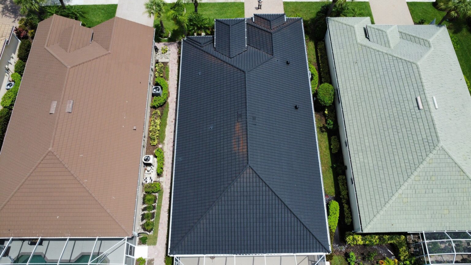 Standing seam metal roof residential project