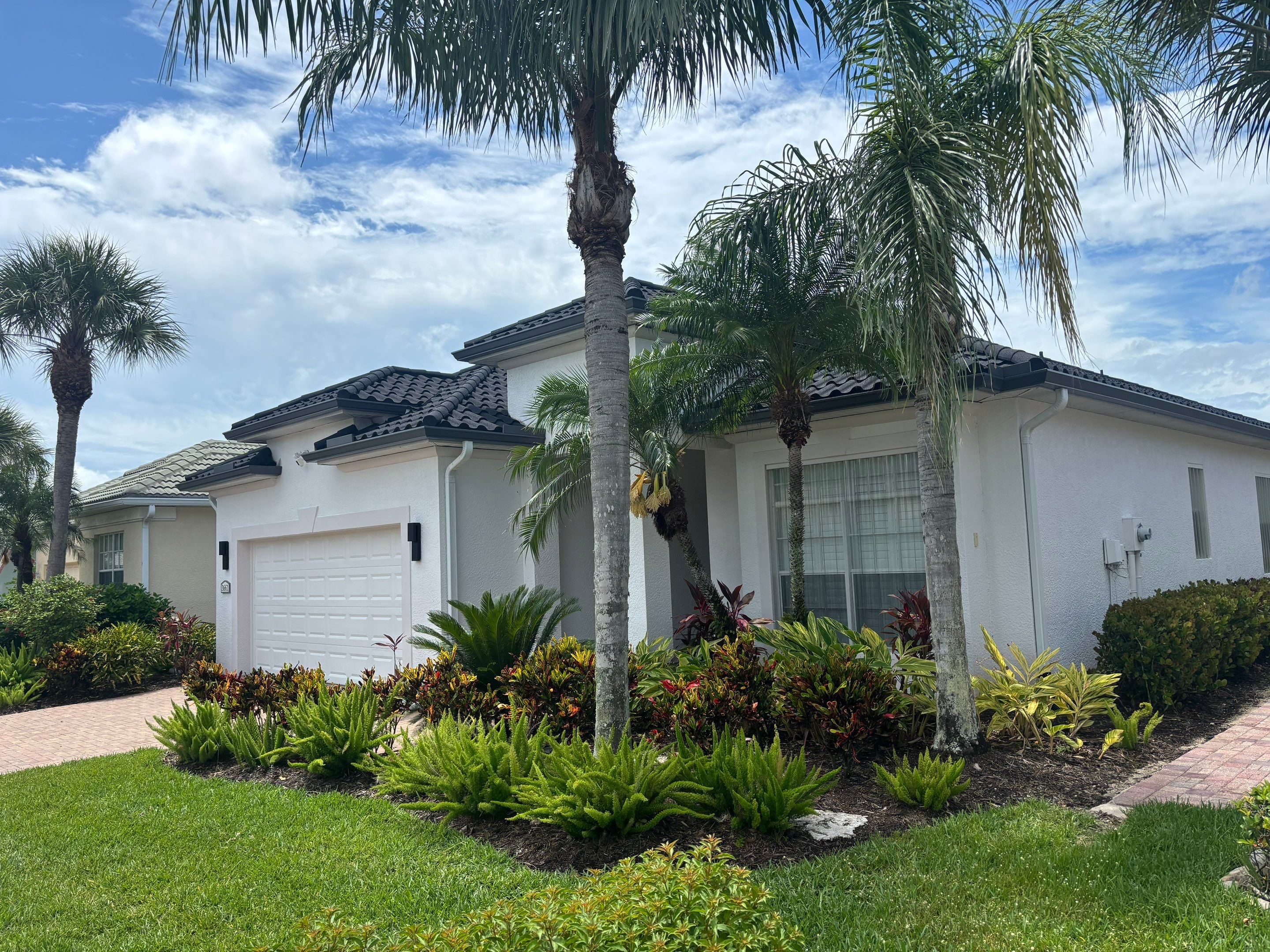 Gray shingle roof residential aerial final completed