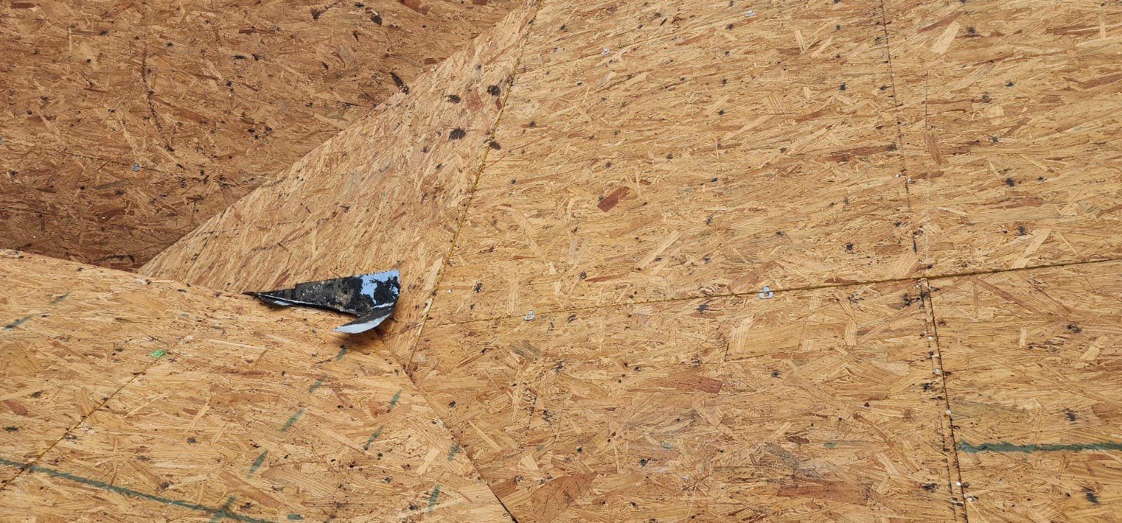 Red tile roof residential side view