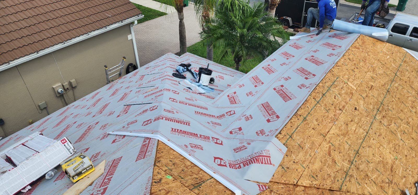 Brown tile roof residential detailed craftsmanship