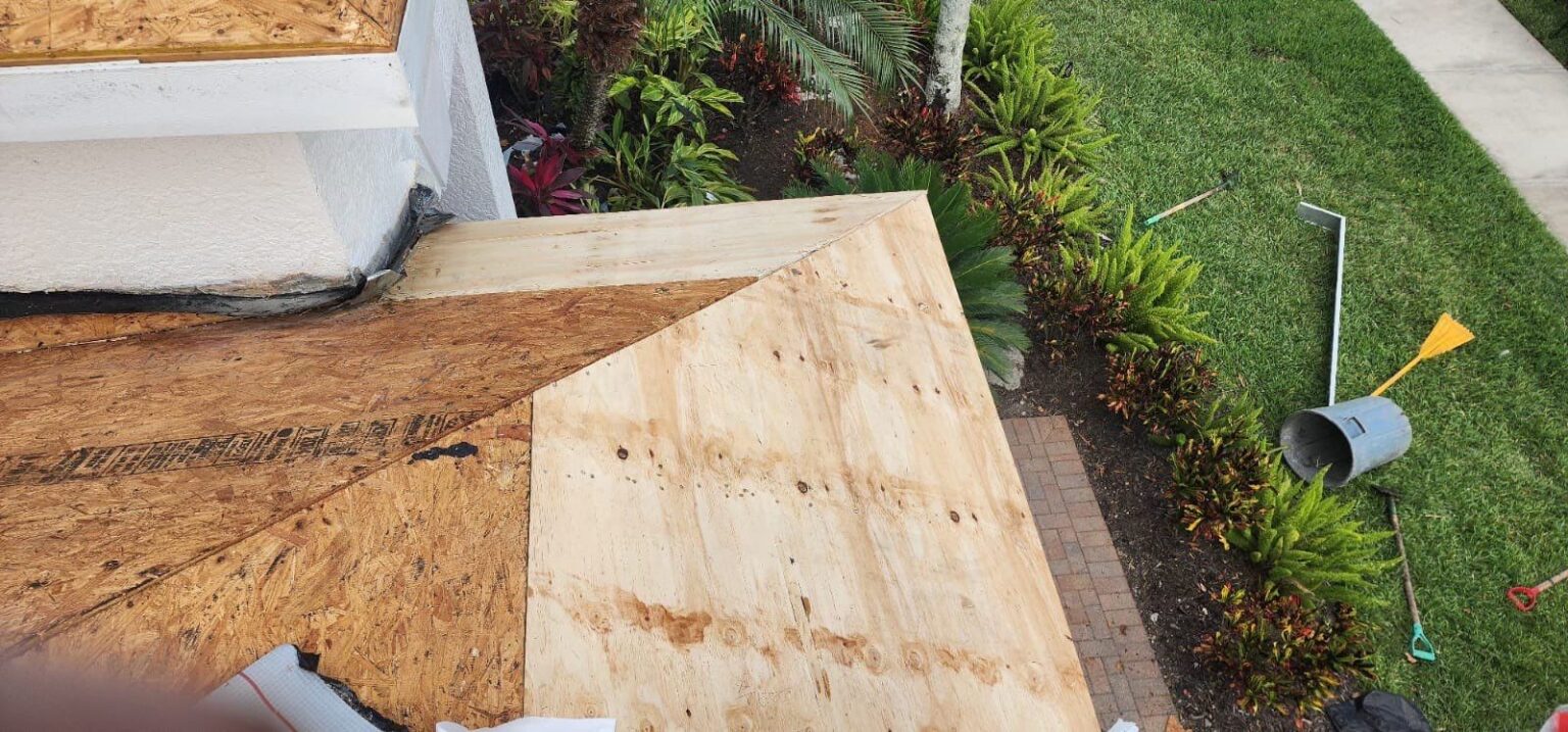 Brown tile roof residential side angle final