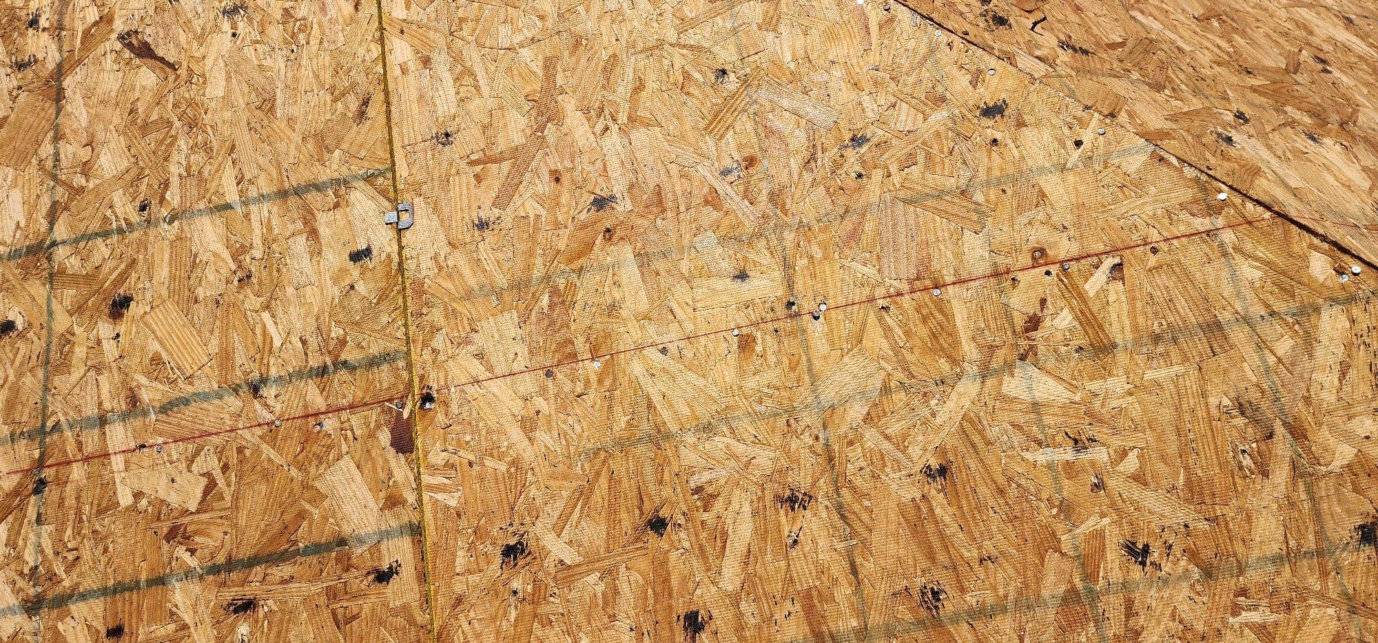 OSB sheathing and plywood construction materials